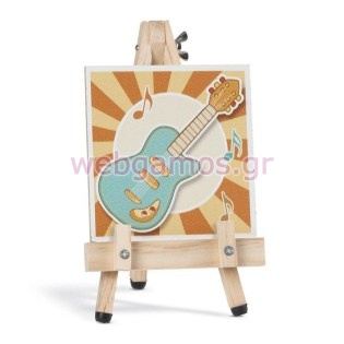 Μπομπονιέρα Καδράκι κιθάρα (Ρ592/Κ)