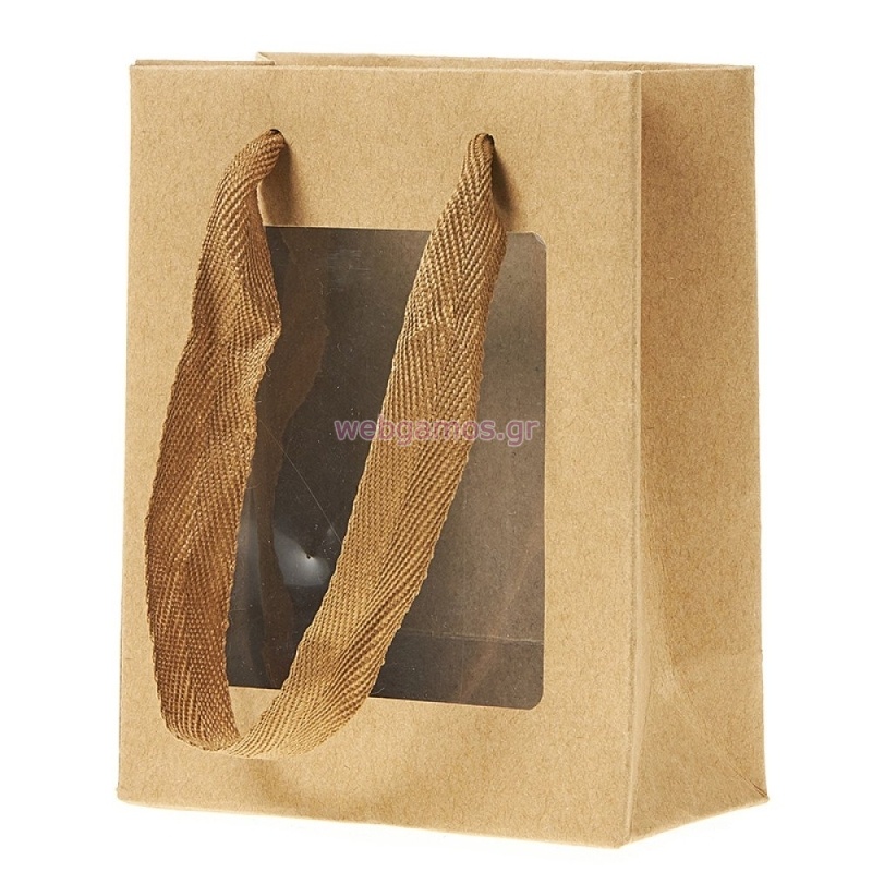 Τσάντα Χάρτινη Δώρου Παράθυρο ΡΤ078 12*15*6εκ