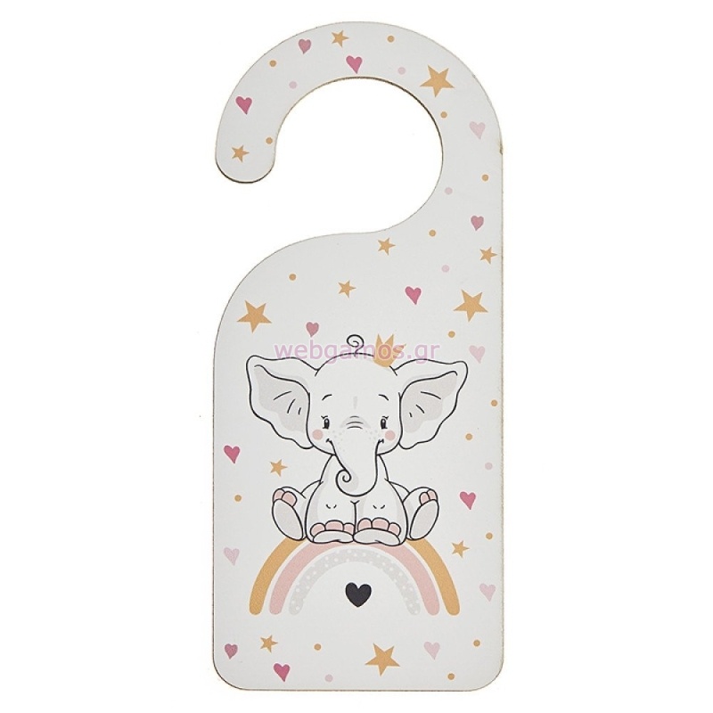 ΞΥΛΙΝΟ ΔΙΑΚΟΣΜΗΤΙΚΟ ΠΟΡΤΑΣ ΕΛΑΦΑΝΤΑΣ ΟΥΡΑΝΙΟ ΤΟΞΟ ΝΒ252