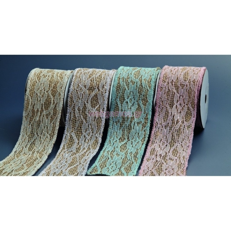 ΚΟΡΔΕΛΑ ΛΙΝΑΤΣΑ ΔΑΝΤΕΛΑ ΡΑ3333 6,5cmX5y