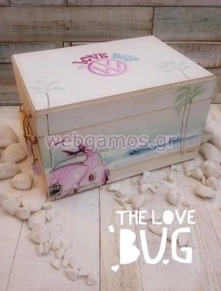 Ξύλινο Κουτί βάπτισης σκαραβαίος (611778)