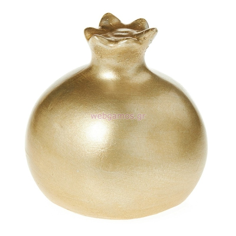 Κεραμικό Ρόδι Κ420 Χρυσό