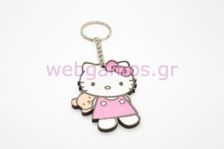 Ξύλινο Μπρελόκ hello kitty (201628)