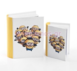 Μπομπονιέρα Βιβλίο κουτί minions (207-041α)