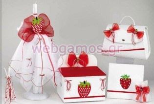 Σετ Βάπτισης φράουλα (315)