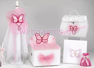 Σετ Βάπτισης πεταλούδες (316)