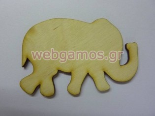 Ξύλινο Διακοσμητικό Ελέφαντας (500319)