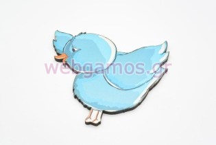 Ξύλινο Διακοσμητικό πουλάκι (3224)