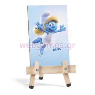 Μπομπονιέρα Βάπτισης καδράκι στρουμφίτα (Ρ142/K)