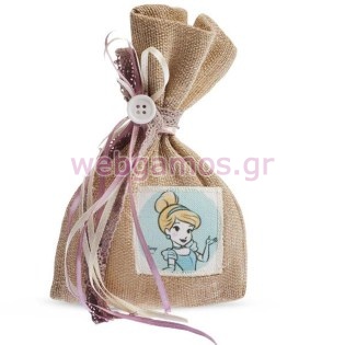 Μπομπονιέρα Πουγκάκι σταχτοπούτα (ΝΑ326)