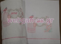 Λαδόπανα Βάπτισης πουλάκια (070)