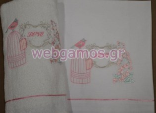 Λαδόπανα Βάπτισης πουλάκια (070)