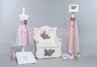 Σετ Βάπτισης με λουλούδια (348)