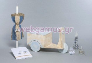 Σετ Βάπτισης μηχανή βέσπα (358)