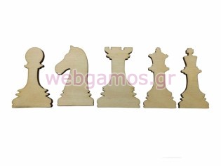 Ξύλινες Διακοσμητικές φιγούρες σκάκι (195634)