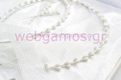 Στέφανα Γάμου πορσελάνινα (384)