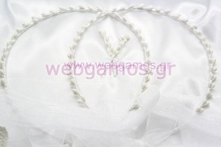 Στέφανα Γάμου πορσελάνινα (384)