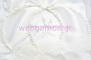 Στέφανα Γάμου πορσελάνινα (392)