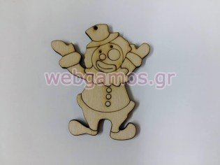 Ξύλινο Διακοσμητικό Κλόουν (500394)