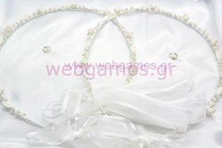 Στέφανα Γάμου πορσελάνινα (396)