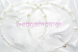 Στέφανα Γάμου πορσελάνινα (397)