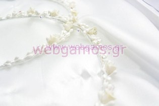 Στέφανα Γάμου πορσελάνινα (399)