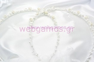 Στέφανα Γάμου πορσελάνινα (399)