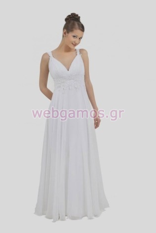 Νυφικό Σιφόν μεταξωτό (0139)