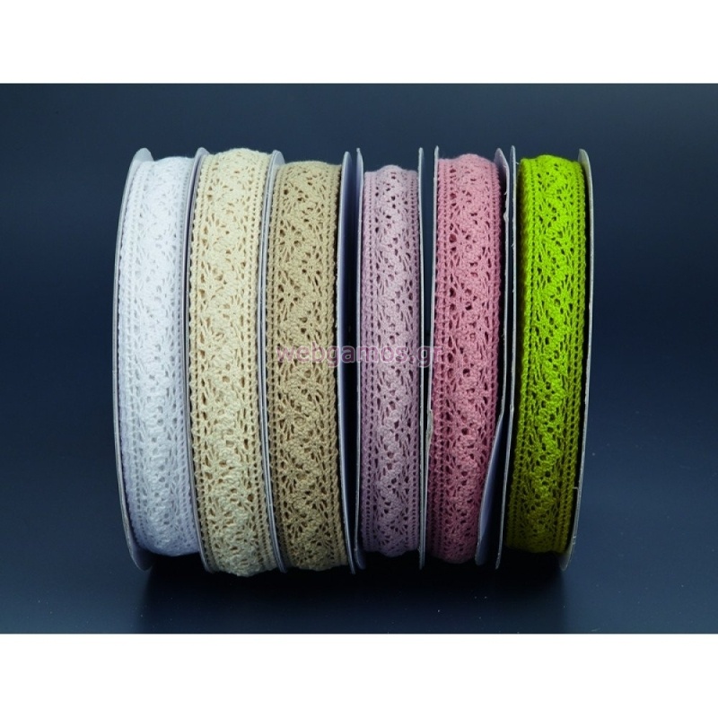 ΚΟΡΔΕΛΑ ΔΑΝΤΕΛΑ ΒΑΜΒΑΚΕΡΗ 25mmX25y