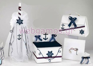 Σετ Βάπτισης θαλασσινό (428)