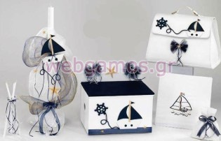 Σετ Βάπτισης θαλασσινό (435)