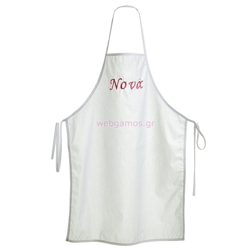 Ποδιά Βάπτισης Κέντημα Νονά ΝΒ113