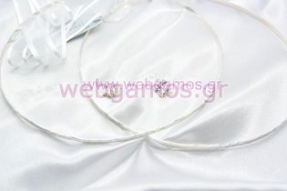 Στέφανα Γάμου επάργυρα (4602)