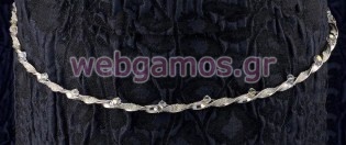 Στέφανα Γάμου επάργυρα (4605)