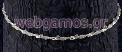 Στέφανα Γάμου επάργυρα (4610)