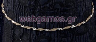 Στέφανα Γάμου επάργυρα (4612)