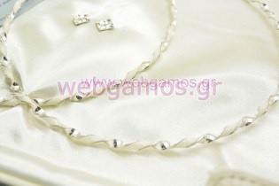 Στέφανα Γάμου επάργυρα (4615)