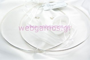 Στέφανα Γάμου επάργυρα (4626)