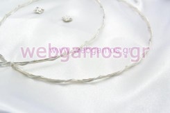 Στέφανα Γάμου επάργυρα (4628)