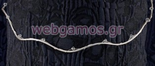 Στέφανα Γάμου επάργυρα (4633)