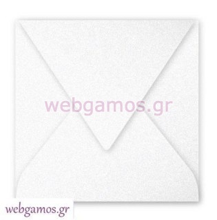Φάκελος ιριδίζων λευκό 14 x 14 εκ (3250038)