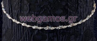 Στέφανα Γάμου ασημένια (515)