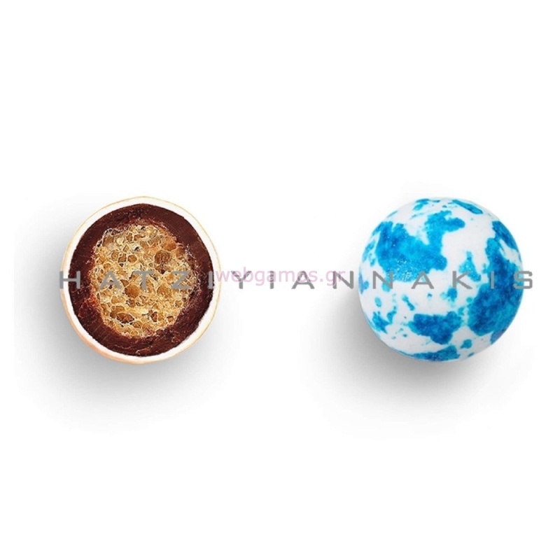 Κουφέτο Crispy Χρώμα κουτί 700g, Πιτσιλωτό Σιέλ-Ασημί