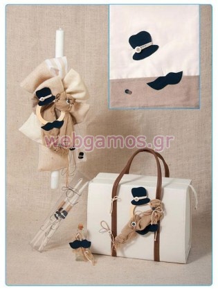 Σετ Βάπτισης μουστάκι (233)