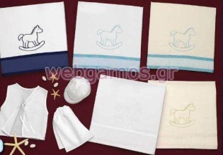 Λαδόπανα Βάπτισης αλογάκι (5268)