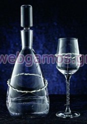 Σετ Καράφα - Ποτήρι γάμου (3535)