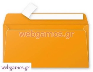 Φάκελος πορτοκαλι caρucine 11 x 22 εκ (325385)