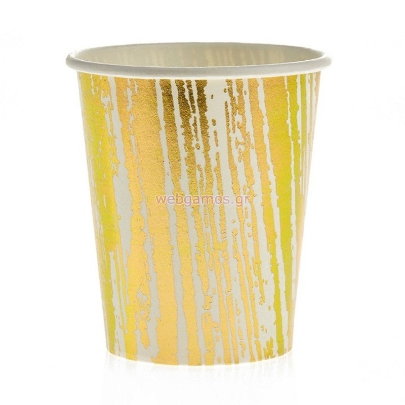 Ποτήρι Χρυσό ΡΤ016-1 Σετ 10τμχ