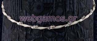 Στέφανα Γάμου ασημένια (541)