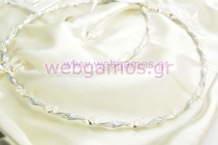 Στέφανα Γάμου ασημένια (543α)